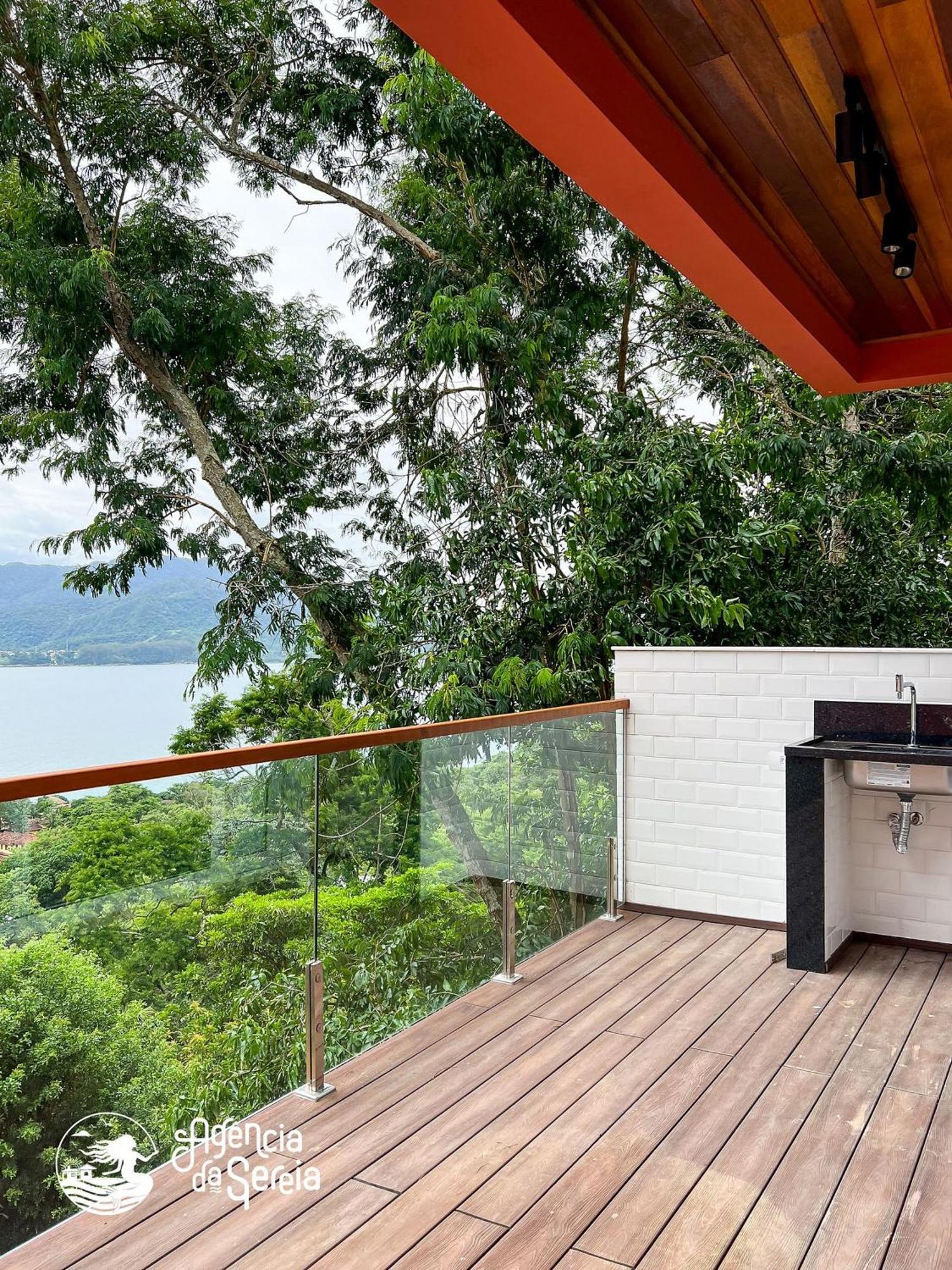 Linda Casa Com Vista Incrivel Em Condominio No Sul Da Ilha Ilhabela Exterior photo